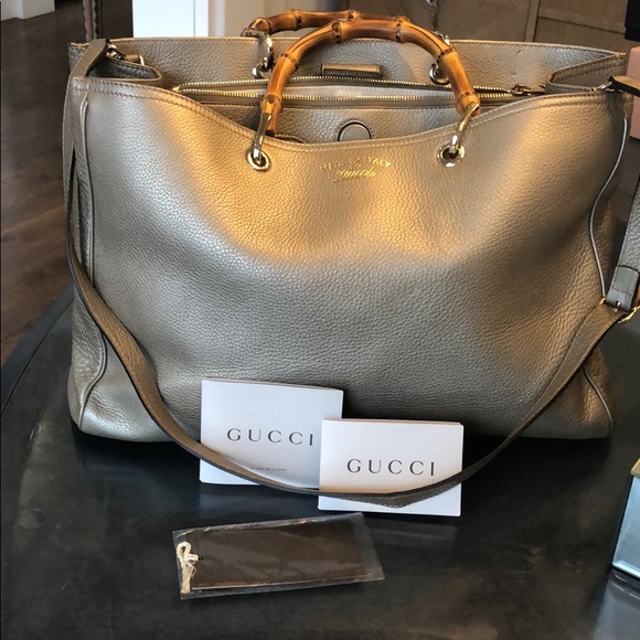 Large Gold Gucci Tote Bag - Picture 4 of 4